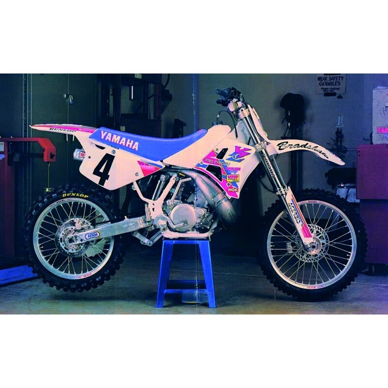 Kit stickers TECHNOSEL réplique Yamaha 1993 USA pour remplacer un habillage moto usé