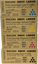 NEW Ricoh Genuine Toner Black /Yellow/Cyan/Magenta For Ricoh P C600 Printers