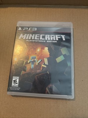 Minecraft for PS3 PlayStation 3 Edition Complete In Box Tested And Working