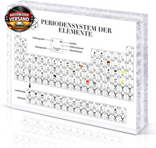 Periodic Table mit 83 echten Elementen Acryl ...