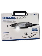 Dremel 3000 Rotary Tool Kit, Variable Speed, EZ Twist, Corded, 26-Piece Set
