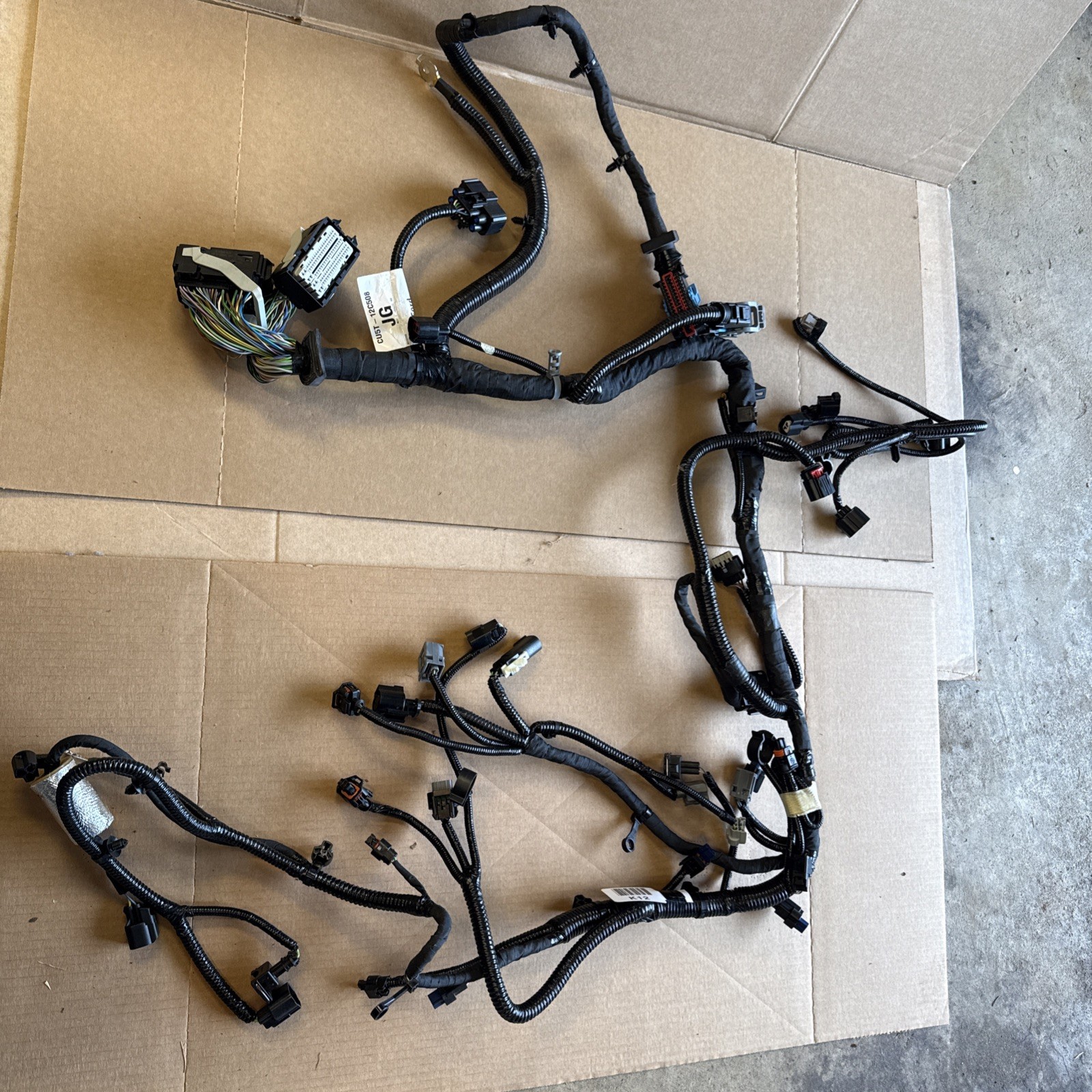 2022 Ford Escape Engine Wiring Harness, 2.5L Hybrid, AT, FWD, ID  KU5T-12C508-JG