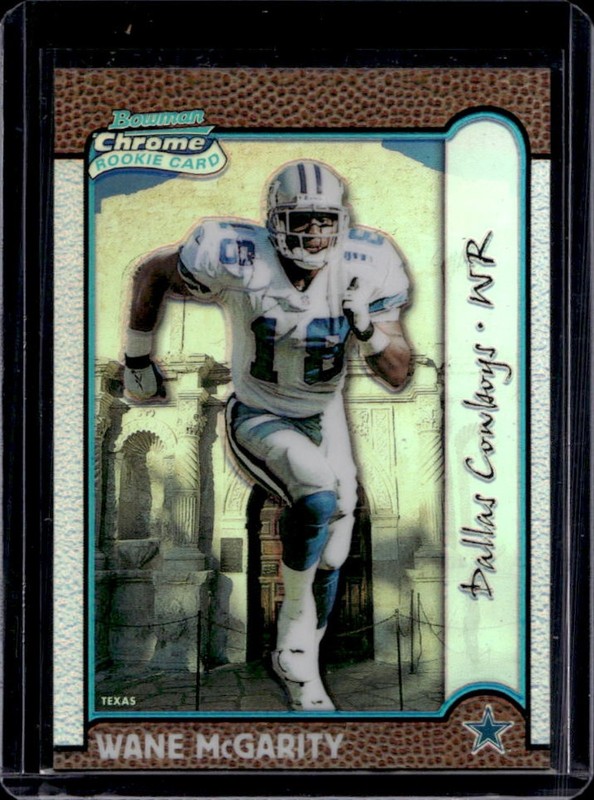 1999 Bowman Chrome Wane McGarity Interstate Refractor Rookie RC #/100 Cowboys