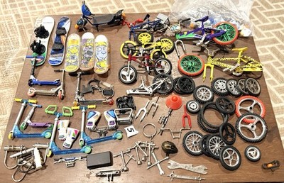 Vintage BMX Finger Bikes Skateboards Scooters Snowboards Tools Parts Wheels Toys