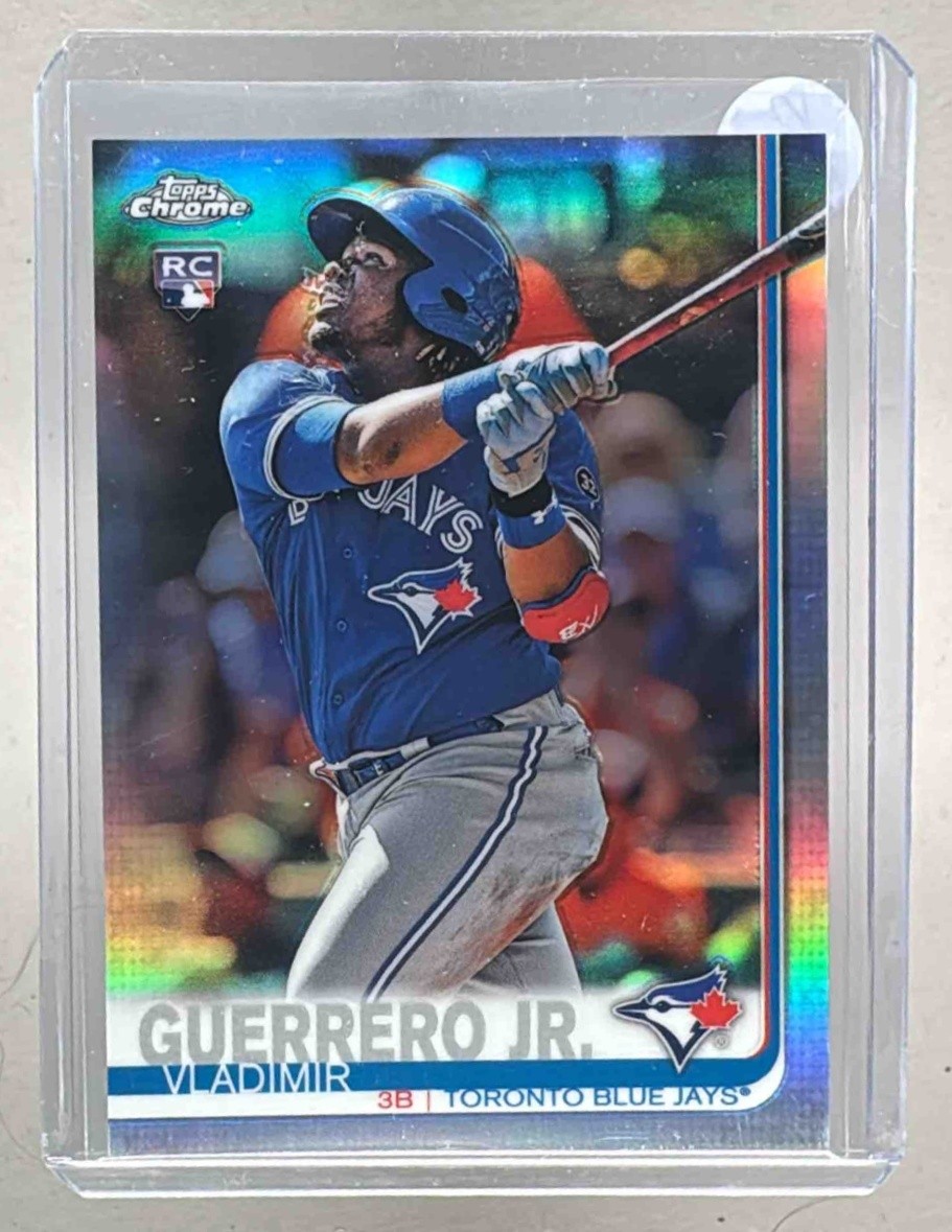Vladimir Guerrero Jr 2019 Topps Chrome #201 Refractor Rookie RC B