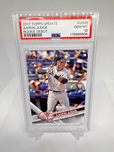 2017 Topps  Update #us 99 Aaron Judge Yankees RC Rookie PSA 10