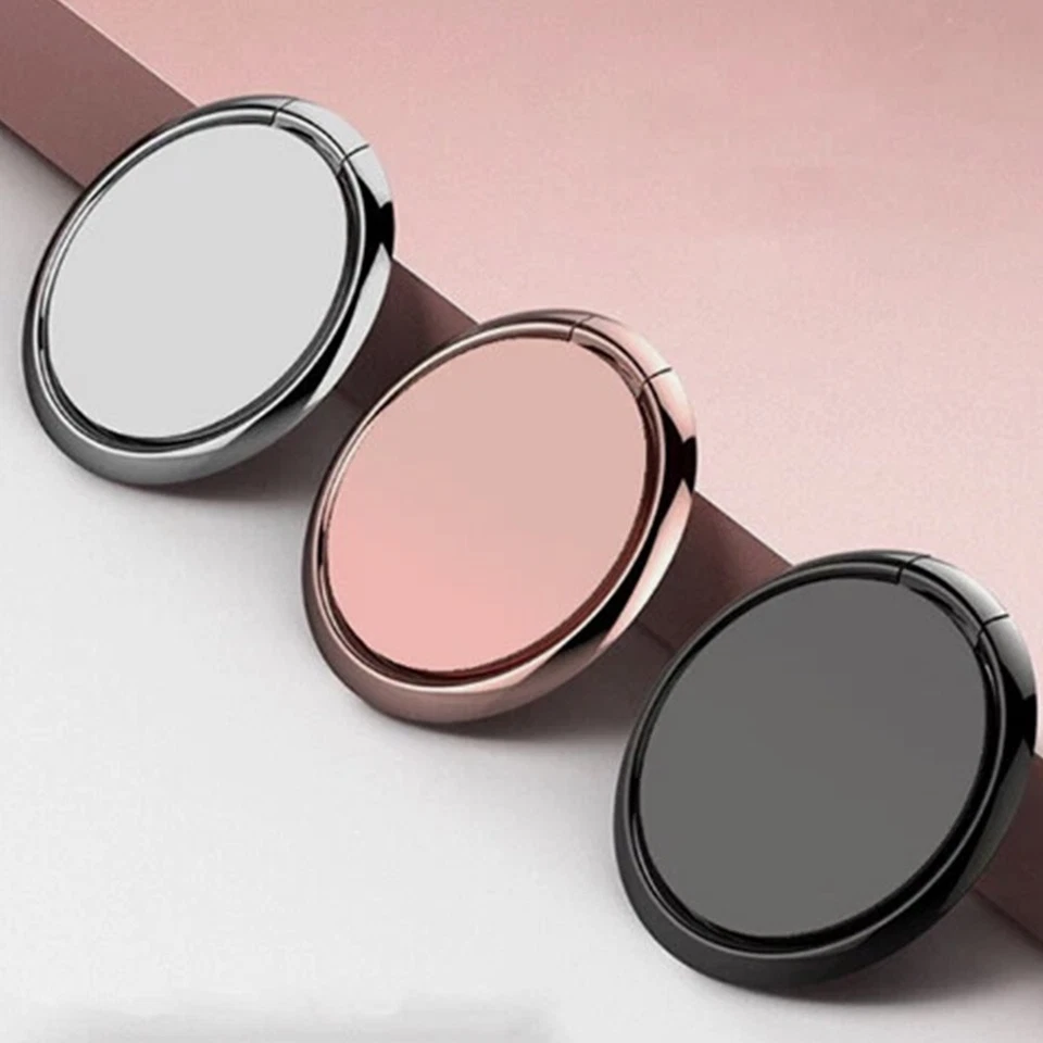 Pop Out Finger Ring 360° Phone Stand Rotating Mount Grip Selfie Universal Magnet - Image 3 of 4
