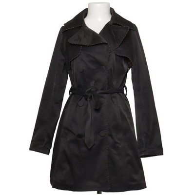Roberto Cavalli at H&M, Trenchcoat, Damen, Größe: 36, Schwarz, Polyester #0AO