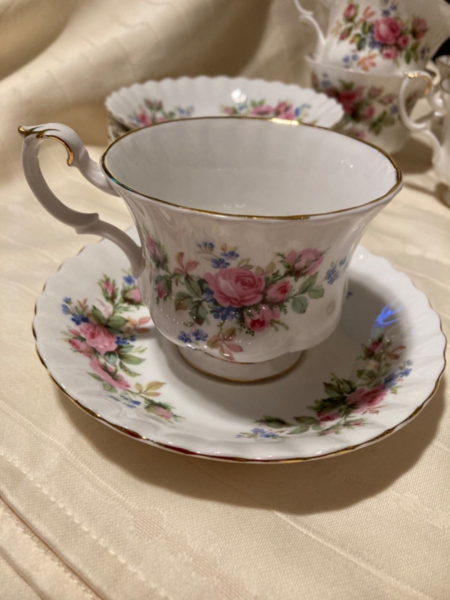 18) PCS Royal Albert Moss Rose 1956 England | eBay