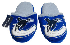 Forever Collectibles Vancouver Canucks Mascot Child's NHL Fan Slippers M 10-11