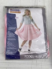 Poodle Skirt Womens Halloween Costume size Large