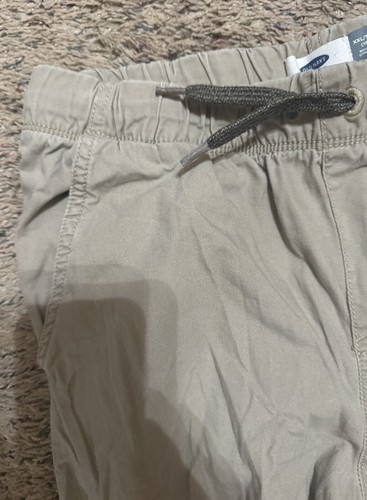Teen Boys Unisex Size 18 (XXL) OLD NAVY Khaki Long Pants Elastic Waist Pockets - Picture 8 of 9