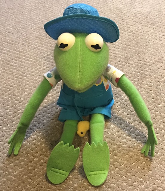 vintage kermit the frog plush