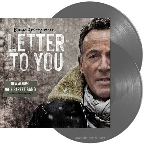 BRUCE SPRINGSTEEN LP x 2 Letter To You GREY Vinyl LIMITED EDITION Gray SEALED - Picture 1 of 8