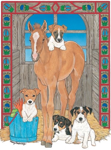 Jack Russell Terrier Blank Note Card - Picture 1 of 1