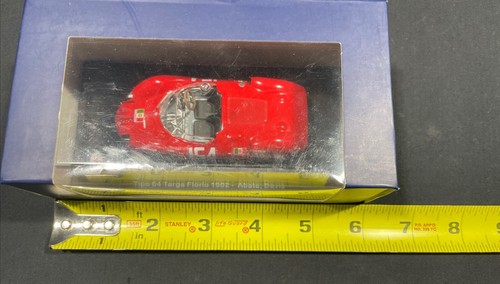 1:43 Abate, Davis Maserati Tipo 64 Targa Florio 1962, #154 Red Diecast Car - Picture 7 of 16