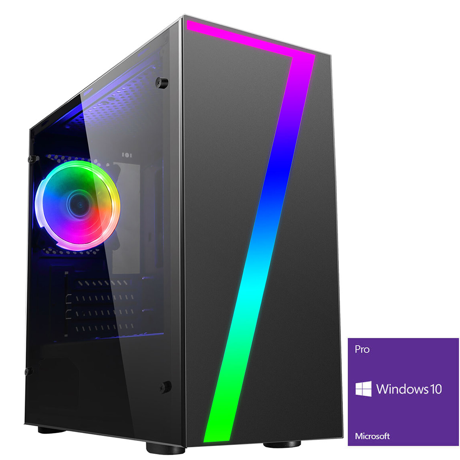 Ultra Fast AMD 9600 Quad Core 8GB DDR4 1TB Gaming PC Computer Windows 10 Vulcan