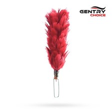 Glengarry Hat Feather Hackle Red Traditional Highlanders Scotland Accessories