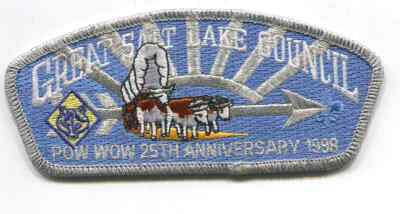 CSP FROM GREAT SALT LAKE COUNCIL- SA- 57 - POW WOW- 25TH -1998