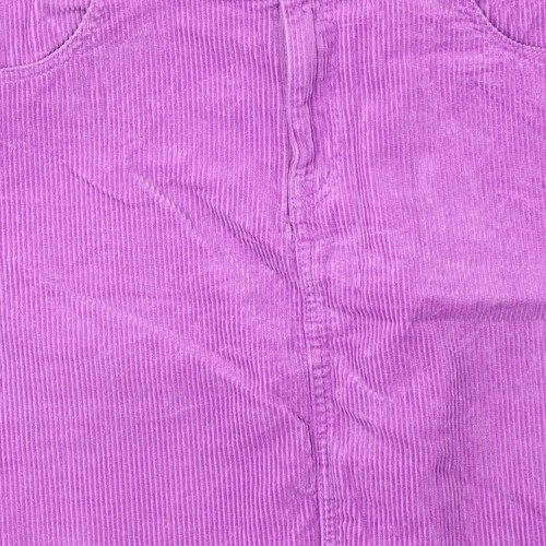 TU Womens Purple Cotton Blend Skirt Size 10 - Picture 11 of 12