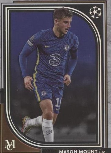 Mason Mount 2021-22 Topps Gold X Tyson Beck UEFA Champions League
