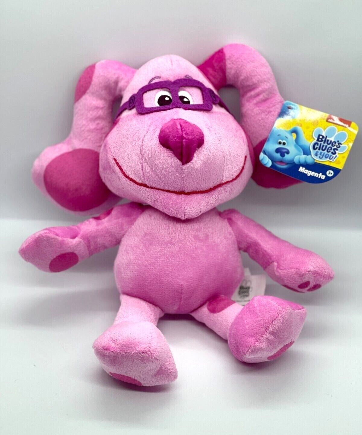 Blue's Clues & You!  Magenta Plush by Just Play  11"