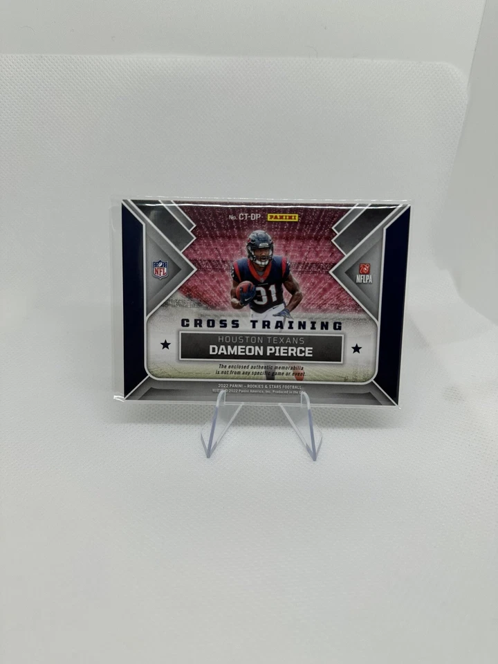 2022 Panini Rookies & Stars - Cross Training #CT-DP Dameon Pierce /249 (MEM, RC) - Image 2 of 2