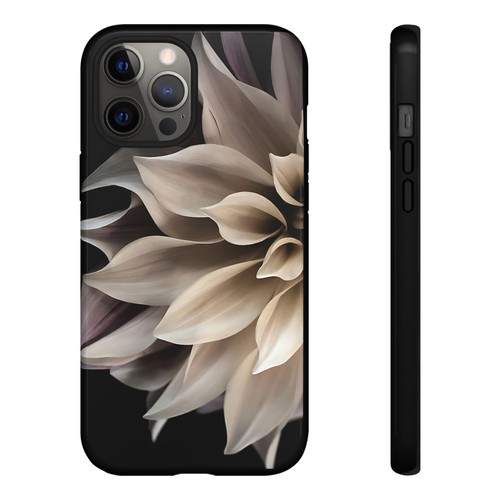 Tough Case For iPhone, Samsung Galaxy, Pixel, Cream Dahlia Flower Print - 第 96/223 張圖片