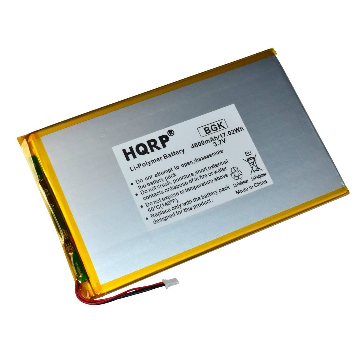 Replacement Battery For RCA Voyager II Tablet - 1800mAh 3.7V Li-Polymer, Compatible With Part # PT425080