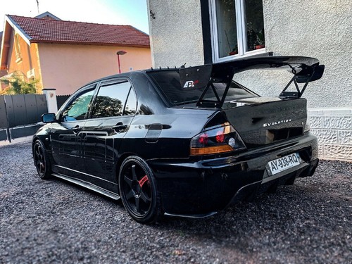 Mitsubishi Lancer Evo 7 8 9 Rear Bumper with Diffuser VII VIII IX Body Kit v9 - Picture 6 of 12