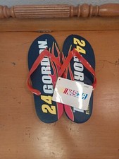 Nascar Jeff Gordon Sz. Large Flip Flops Shoes Sandals