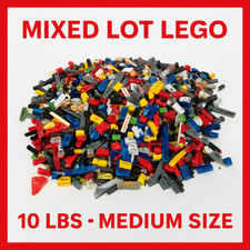 Lego Toy Lot Bulk 10 Lbs Mixed Building Bricks Blocks Parts Pieces MEDIUM SIZE