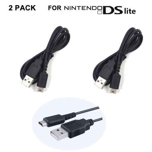 2X Cable For Nintendo DS Lite NDSL USB Charging charger Cord For NDSLite Console - Picture 2 of 6