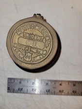 Vintage Metrometer Co. Trident Water Meter New York Brass Trinket Box Steampunk