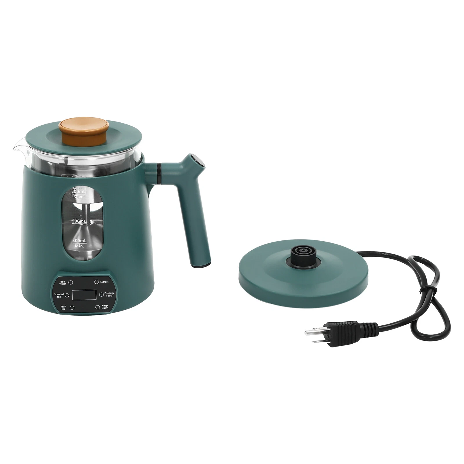 Electric Tea Kettle 6 Functions Temperature Control with Tea Steamer Mesh 600W
