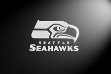 Seahawks Football CNC cut Decal Vinyl Sticker -Pic from multiple colors O651