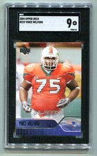2004 Upper Deck Vince Wilford Star Rookie #229 SGC 9 MINT