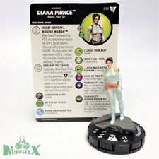 Heroclix Wonder Woman 80th Anniversary set Diana Prince 018 Uncommon fig w/card