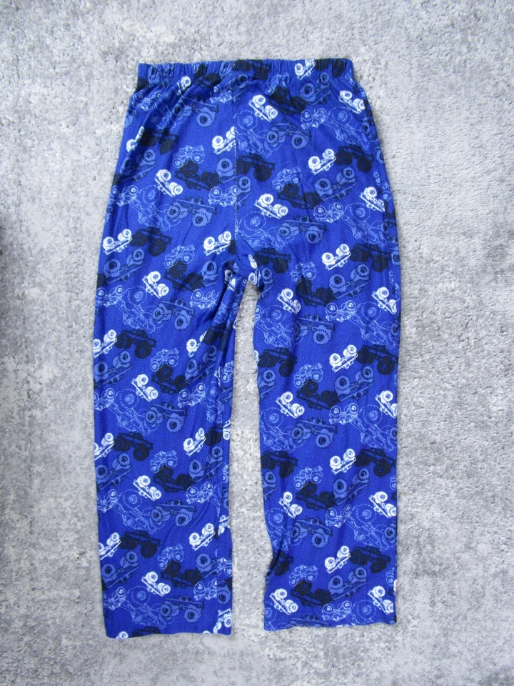 Pijama Faded Glory Niñas XL 14-16 Azul Monstruo Baúl Pantalones Prendas para dormir Informal Foto 2 de 4
