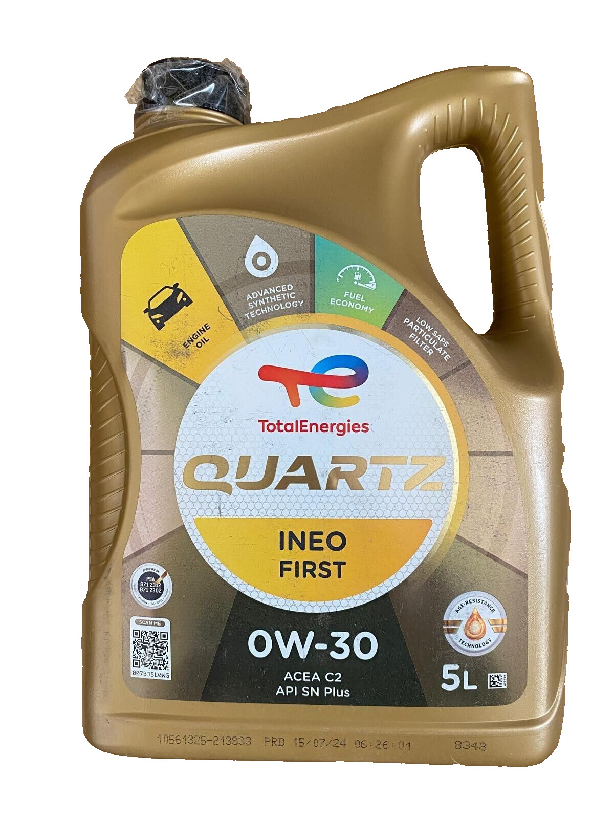 Quartz Ineo First 0W30 TotalEnergies réduit la consommation de carburant