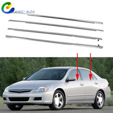 4pcs Weatherstrip Window Moulding Trim Seal Belt For Honda Accord 2003-07