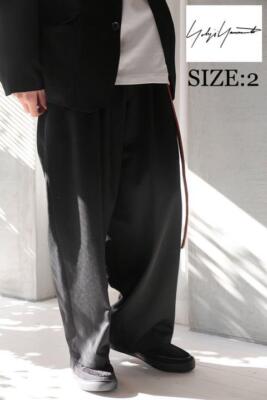 yohji yamamoto / K-12 Tuck Gaba Wide Pants / Black / 2 | eBay yohji yamamoto / K-12 Tuck Gaba Wide Pants / Black / 2 | eBay