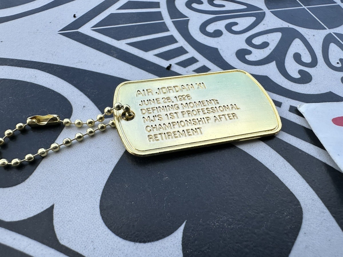 Air Jordan DMP 11 Dog Tag | eBay