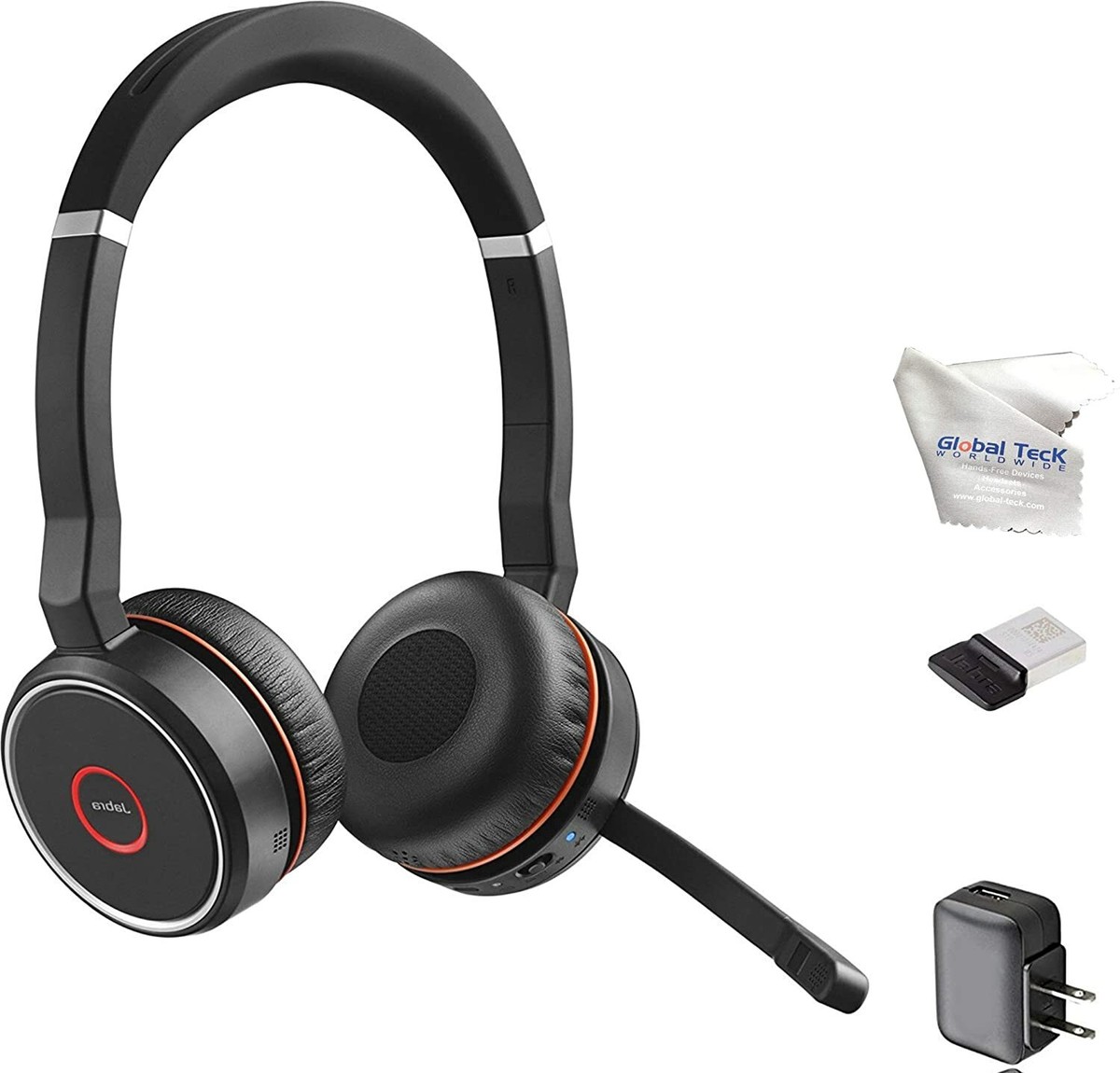 Jabra EVOLVE 75 UC Stereo Bluetooth USB Computer Headset Jabra EVOLVE 75 UC Stereo Bluetooth USB Computer Headset
