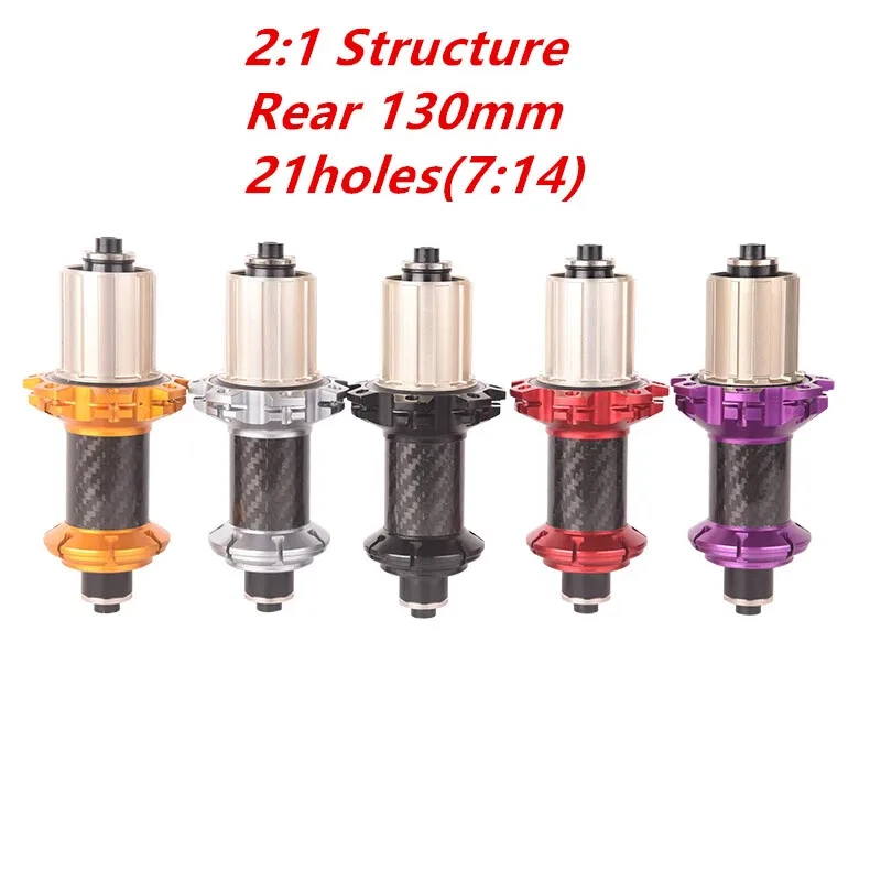 Buje de bicicleta de carretera con cojinete sellado freno en V delantero trasero 6 trinquete dientes individuales 96 click buje Foto 4 de 4