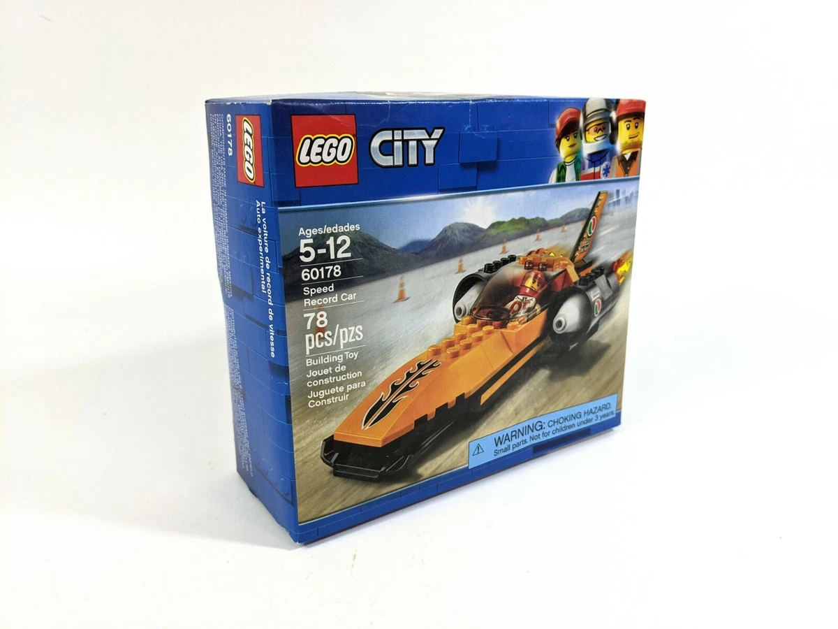LEGO City 60178 Speed Record Car New in Sealed Box