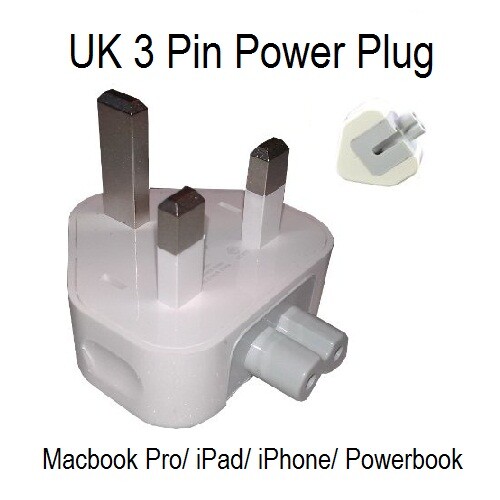 Pin UK Duckhead Power Plug Replacement for Apple Macbook Block Charger  Adapter