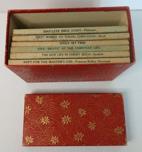 Boxed set of 6 Christian educational books 1905-1929 Vintage - Picture 2 of 24