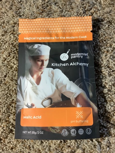 Modernist Pantry ÄPFELSÄURE (BB 16.06.23) Küche Alchemie 2 Unzen NEU Ph Pufferung - Bild 1 von 2