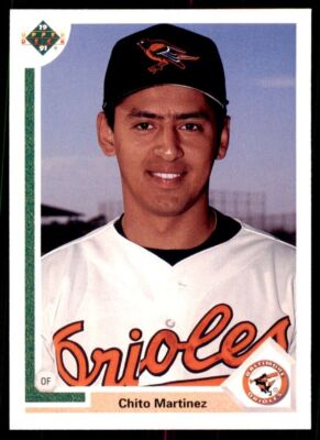 1991 UPPER DECK FINAL EDITION CHITO MARTINEZ BALTIMORE ORIOLES #30F